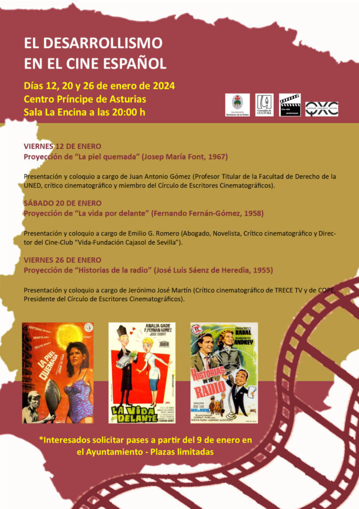 Cine español en la sala La Encina de Quintanar de la Orden