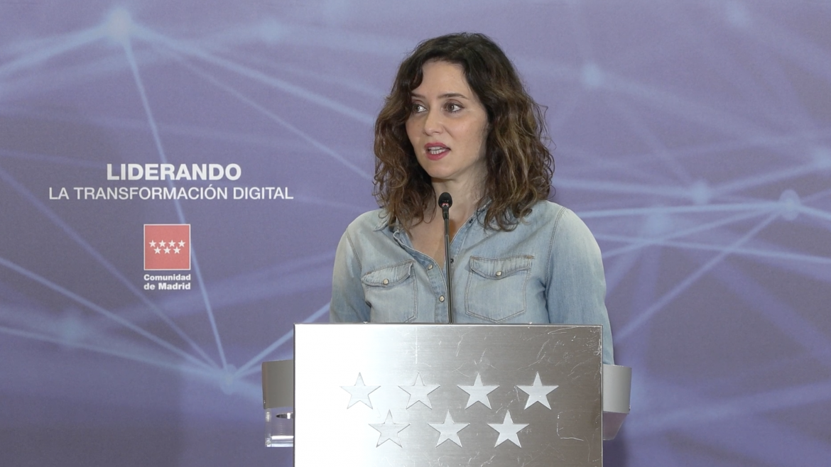 Díaz Ayuso abre Digitaliza Madrid a las propuestas de ciudadanos y empresas para atraer inversores de todo el mundo