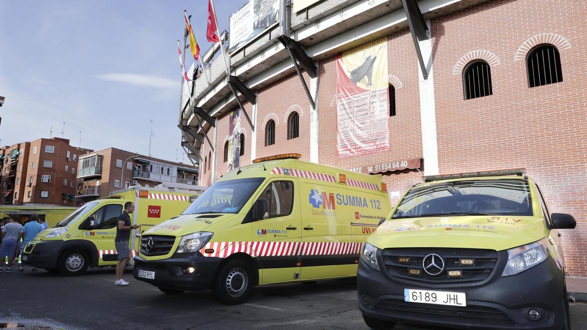 La Comunidad de Madrid despliega un dispositivo sanitario con hospital de campaña en los encierros de San Sebastián de los Reyes