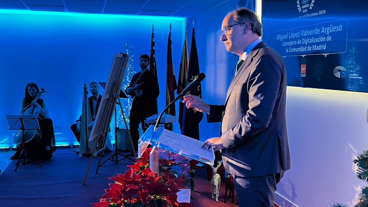 La Comunidad de Madrid participa en la entrega de premios European Capital of Christmas 2024
