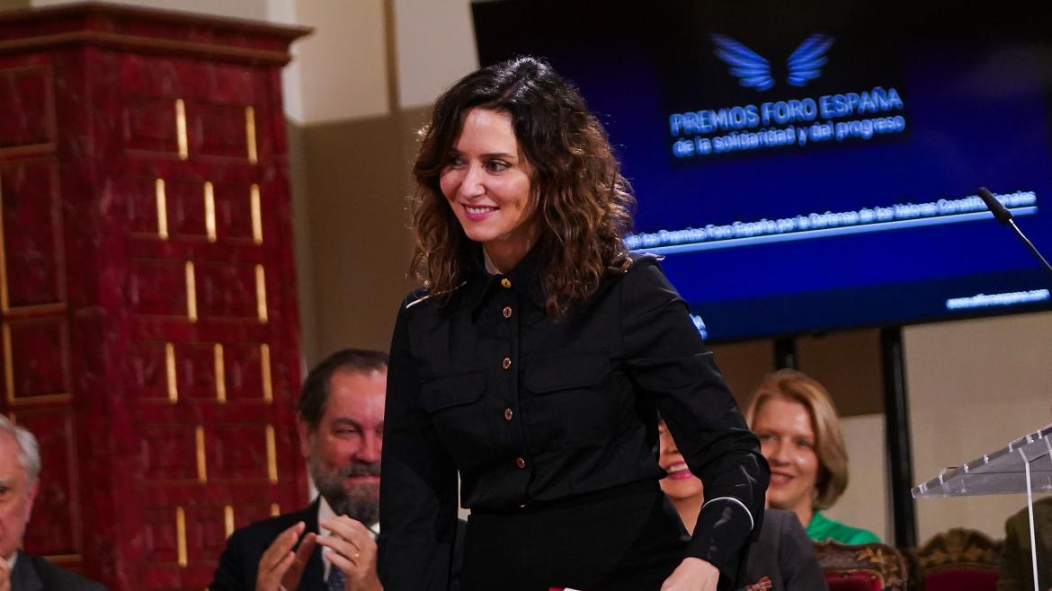 Díaz Ayuso anima a “construir” desde la “pluralidad y los contrastes” pero “unidos en defensa de la verdad, la razón y la libertad”