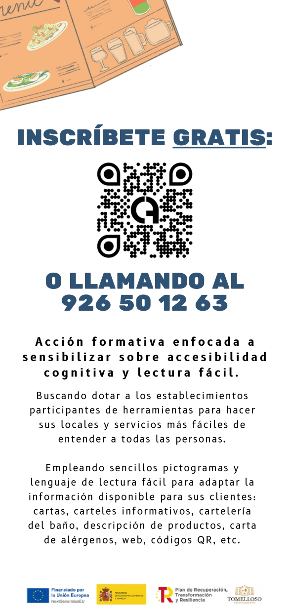 El Ayuntamiento organiza con Fundación Cadisla un Curso Básico de Accesibilidad Cognitiva para Comercio y Hostelería