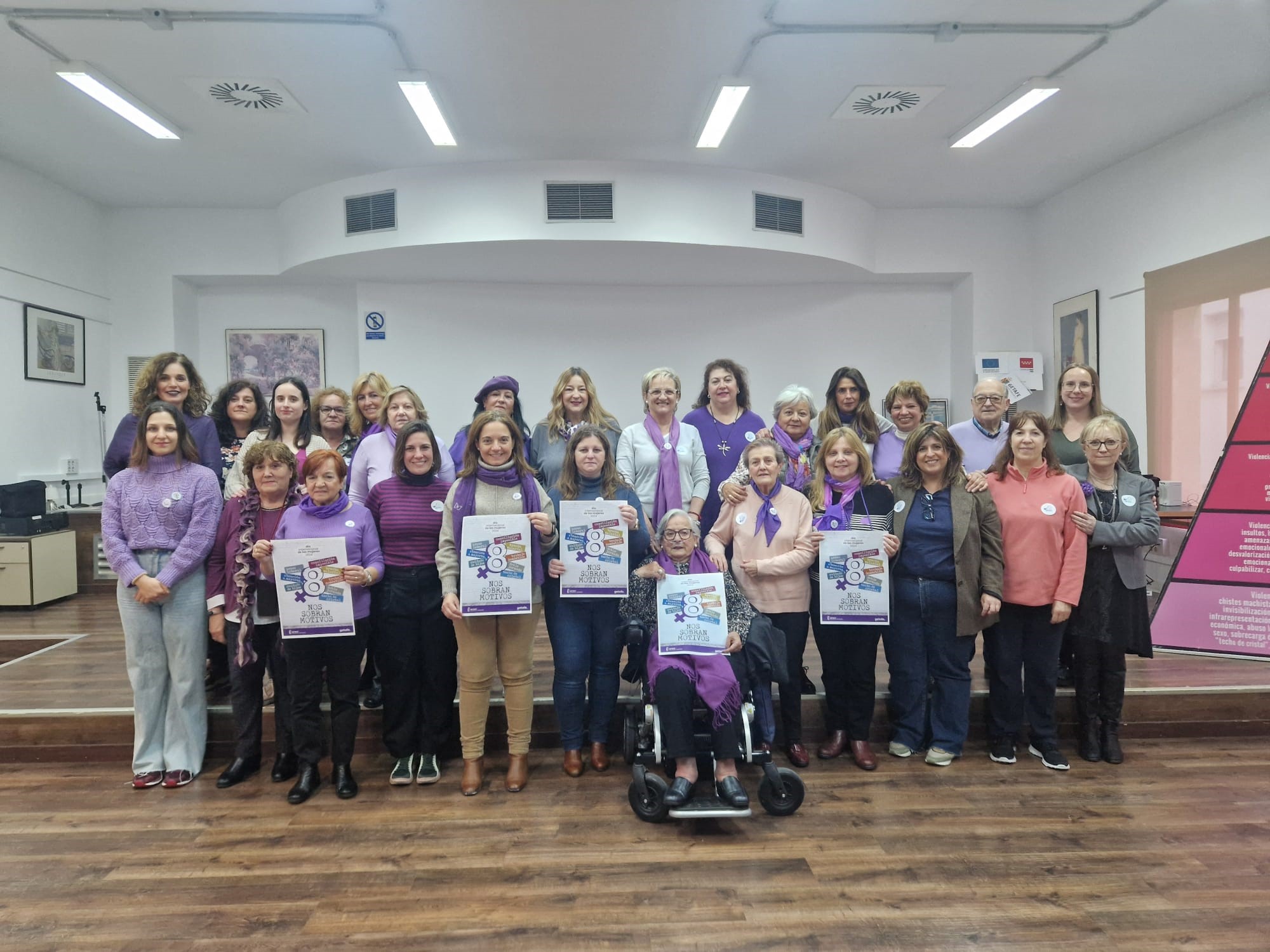 Getafe celebra el Día Internacional de las mujeres con el lema 'Nos sobran motivos'
