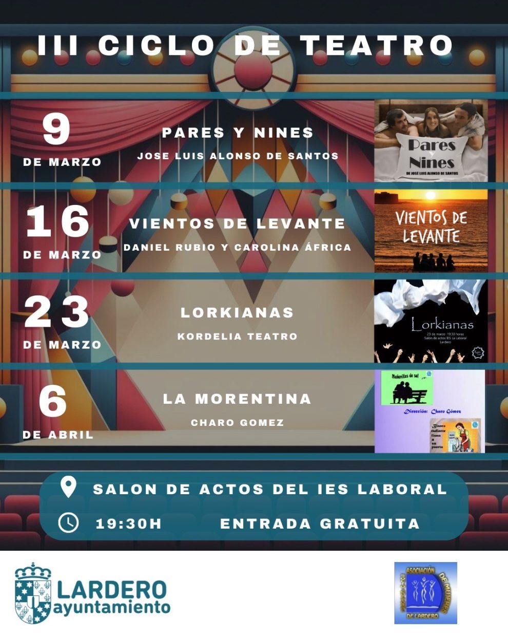 III Ciclo de Teatro | Ayuntamiento de Lardero