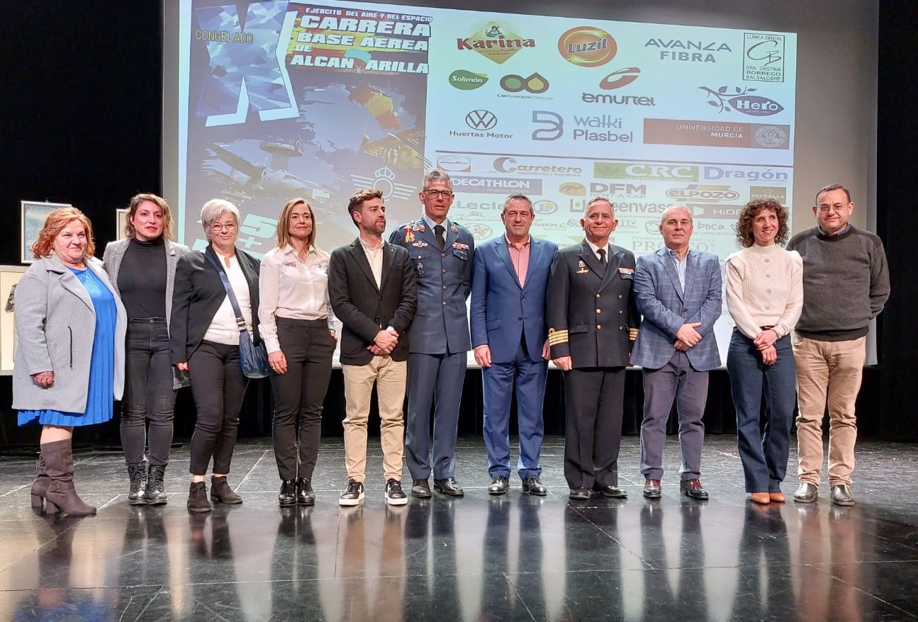 Intedis, Alcantarilla FC y Fundación Aeronáutica y Astronáutica, beneficiarias de la Carrera de la Base Aérea