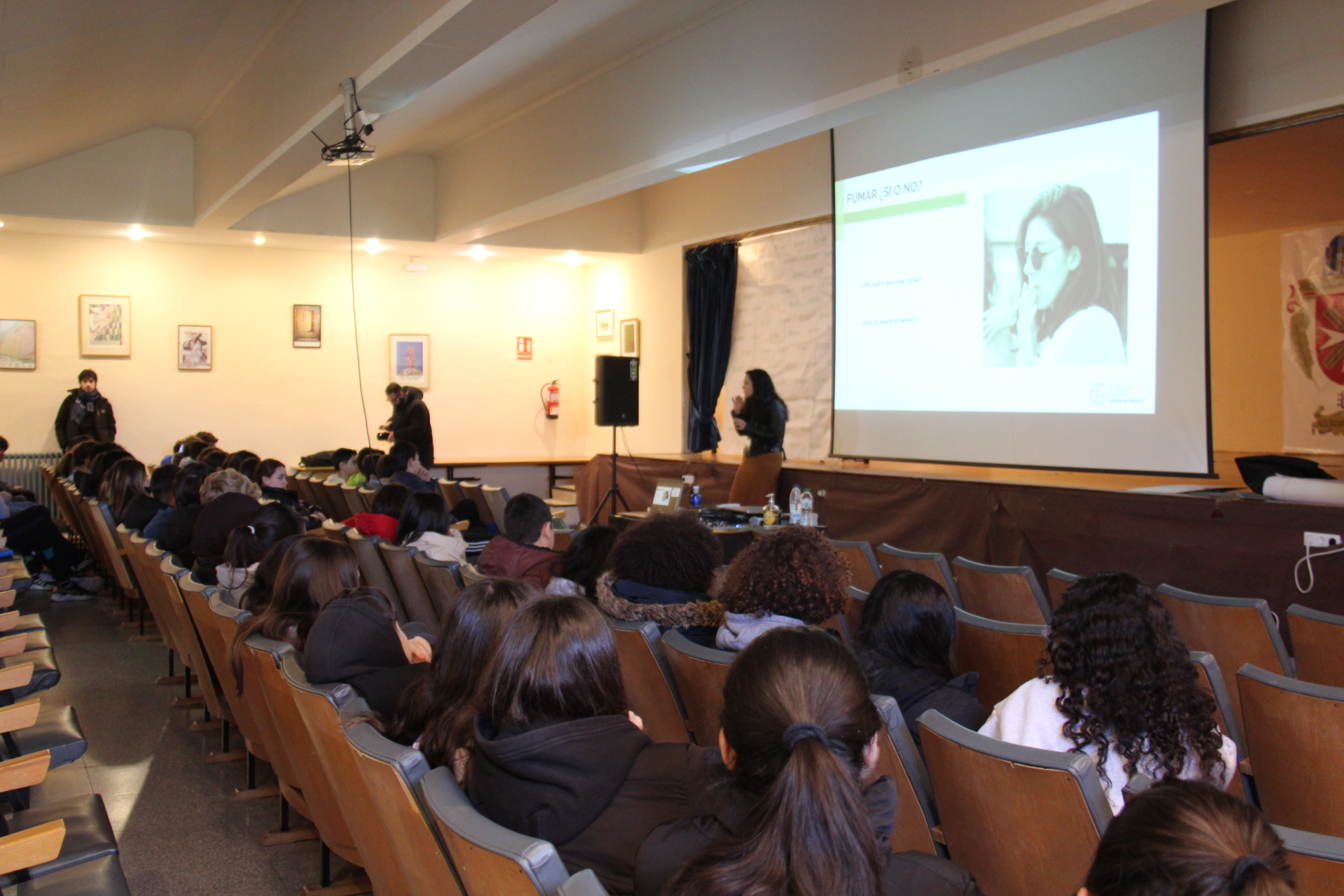 La Asociación Española Contra el Cáncer imparte un taller sobre hábitos saludables para el alumnado alcazareño de 2º de la ESO