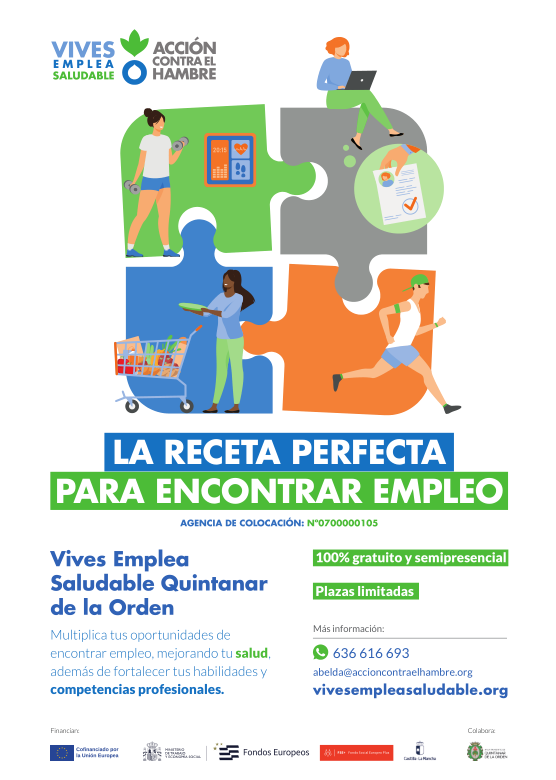 Vives Emplea Saludable Quintanar te ayuda a encontrar trabajo y cuidar tu salud