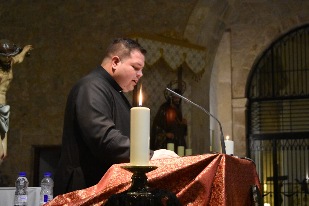 D. David Miguel Gómez da comienzo a la Semana Santa Quintanareña 2024