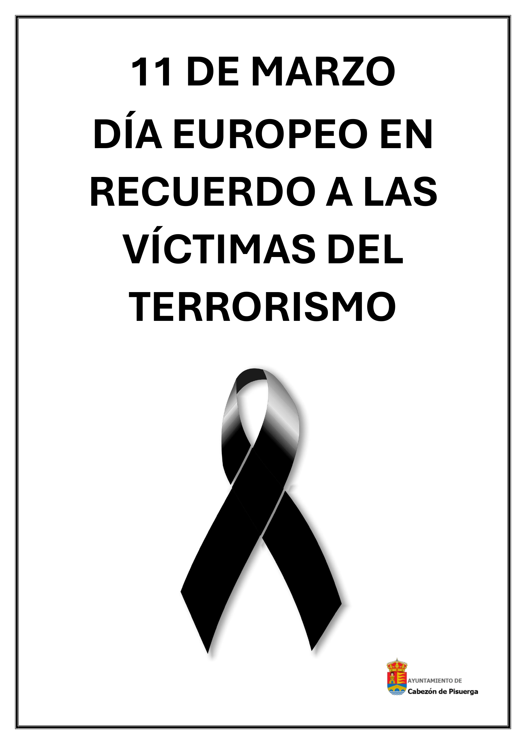 Día europeo en recuerdo de las víctimas del terrorismo – Cabezón de Pisuerga