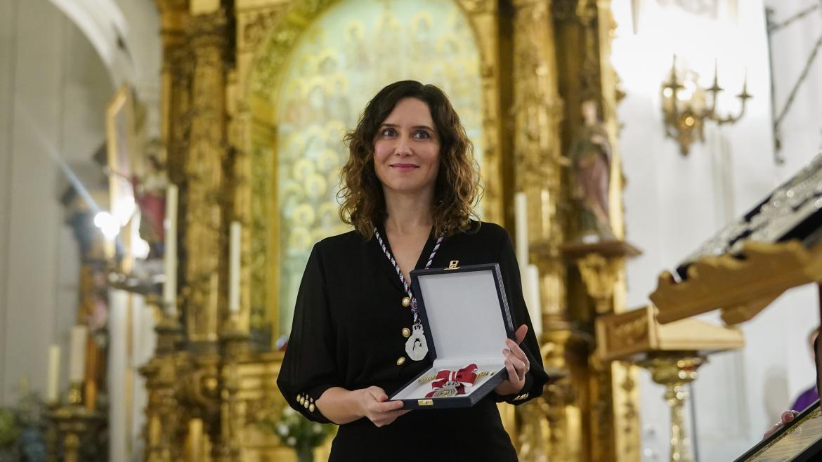 Díaz Ayuso, nombrada Camarera Honorífica de la Real e Ilustre Congregación Nuestra Señora de la Soledad y el Desamparo