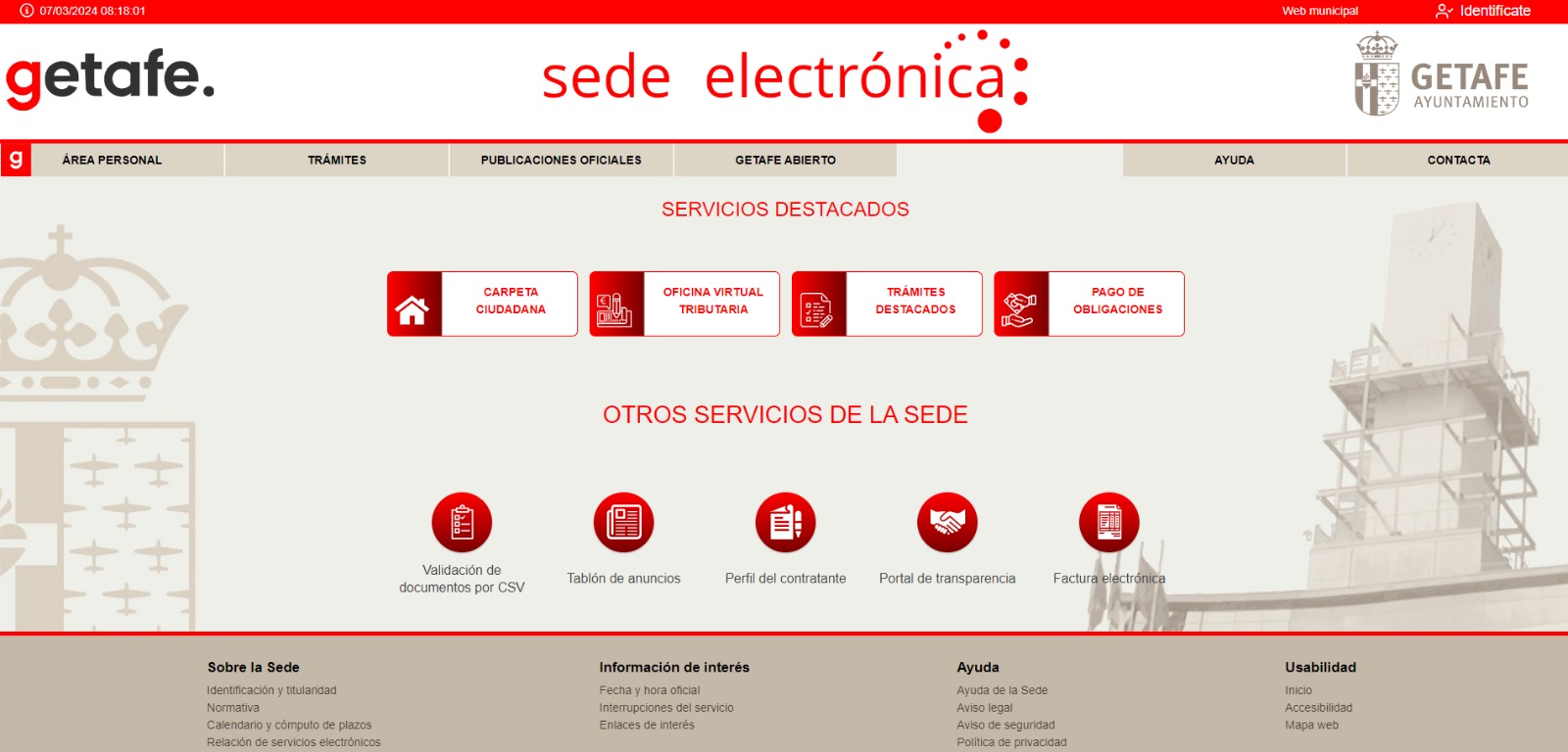 Getafe presenta nueva sede electrónica y mejora los trámites online