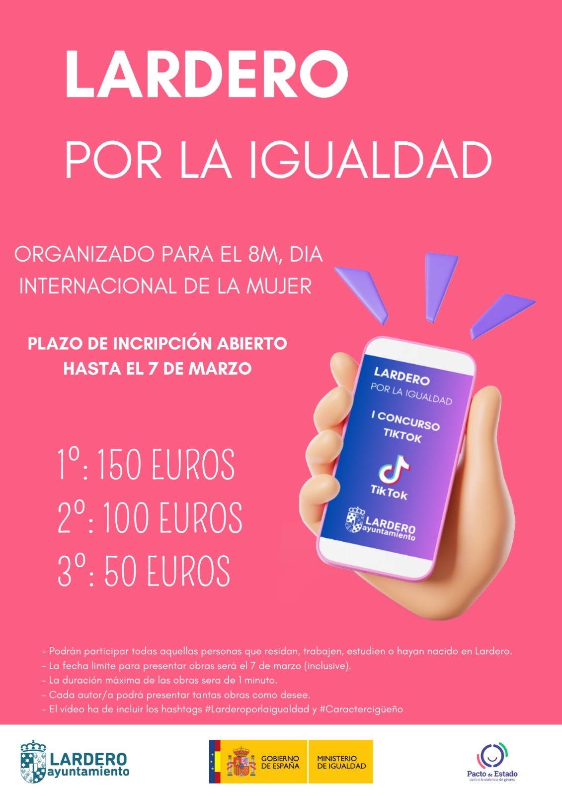 I Concurso TIKTOK – Lardero por la Igualdad