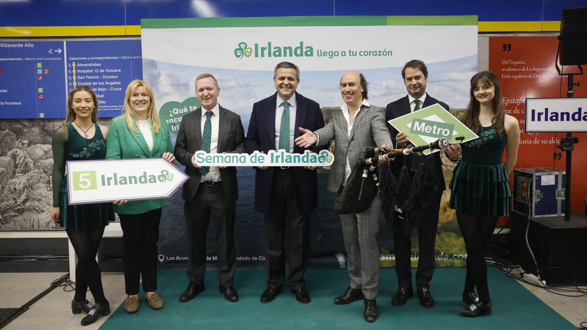 La Comunidad de Madrid celebra la festividad de San Patricio con multitud de actividades en diferentes puntos de la red de Metro
