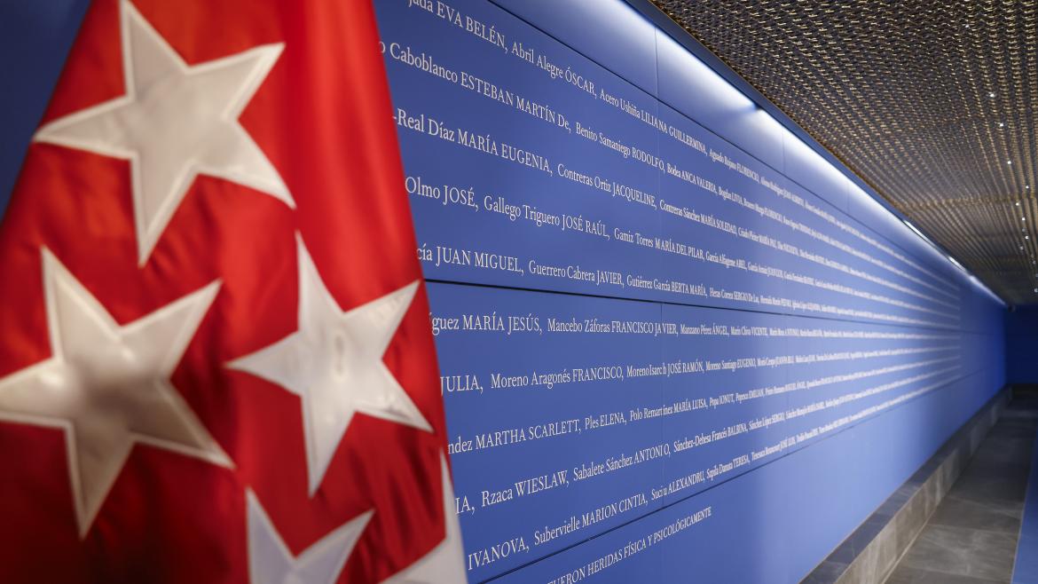 La Comunidad de Madrid destina 15 millones en ayudas e indemnizaciones para víctimas del terrorismo
