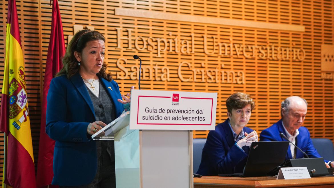 La Comunidad de Madrid presenta su primera guía sobre prevención del suicidio en adolescentes dirigida a familias y educadores