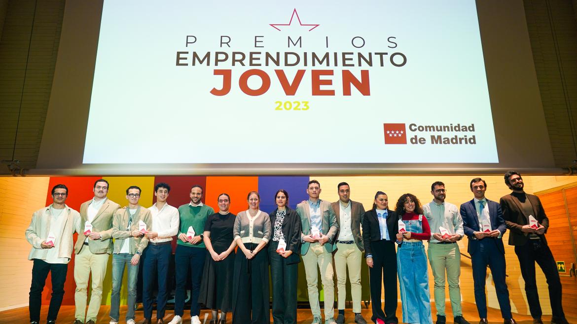 La Comunidad reconoce el talento de diez madrileños entre 145 proyectos a los Premios de Emprendimiento del Carné Joven