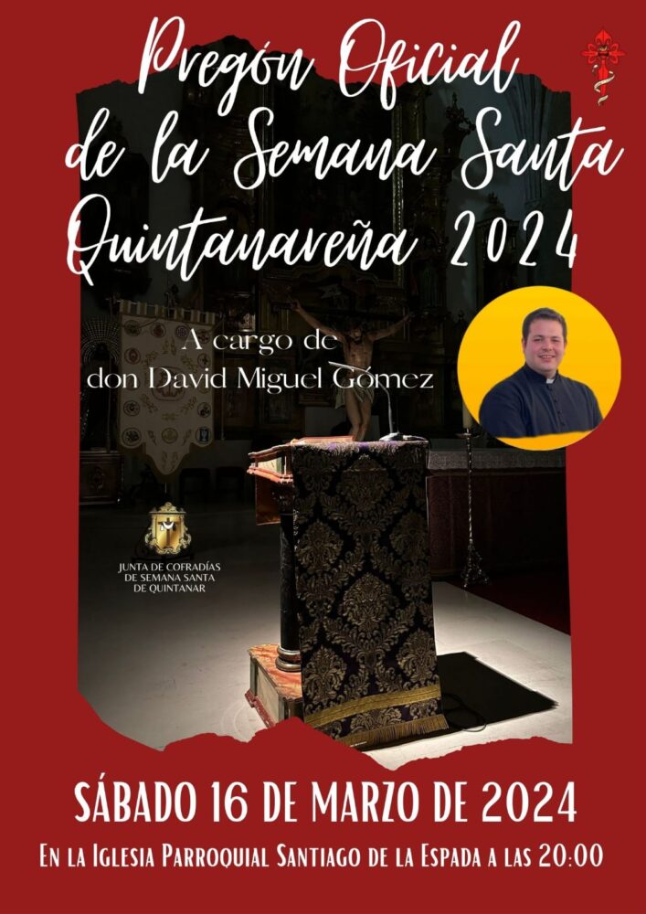 Pregón Oficial de Semana Santa 2024