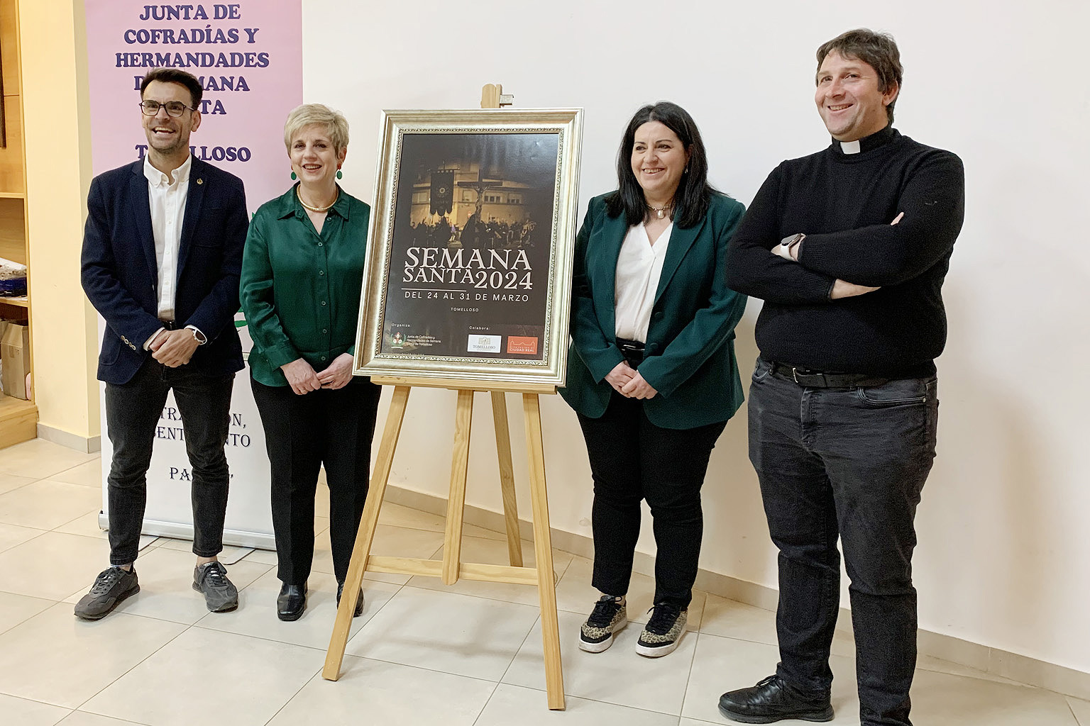 Presentado el cartel y el programa de la Semana Santa 2024, que presenta novedades en procesiones y recorridos