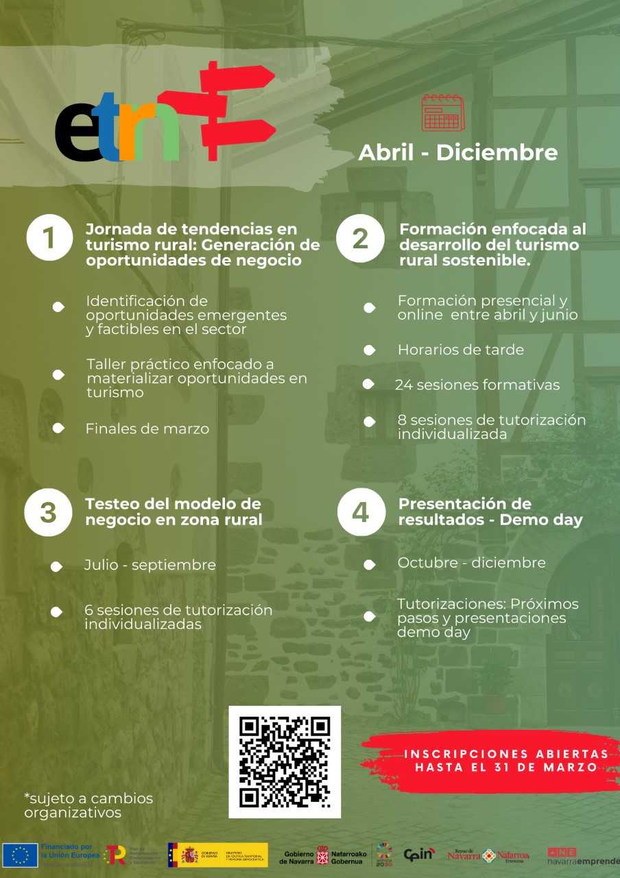 Programa de Emprendimiento en Turismo Rural de Navarra