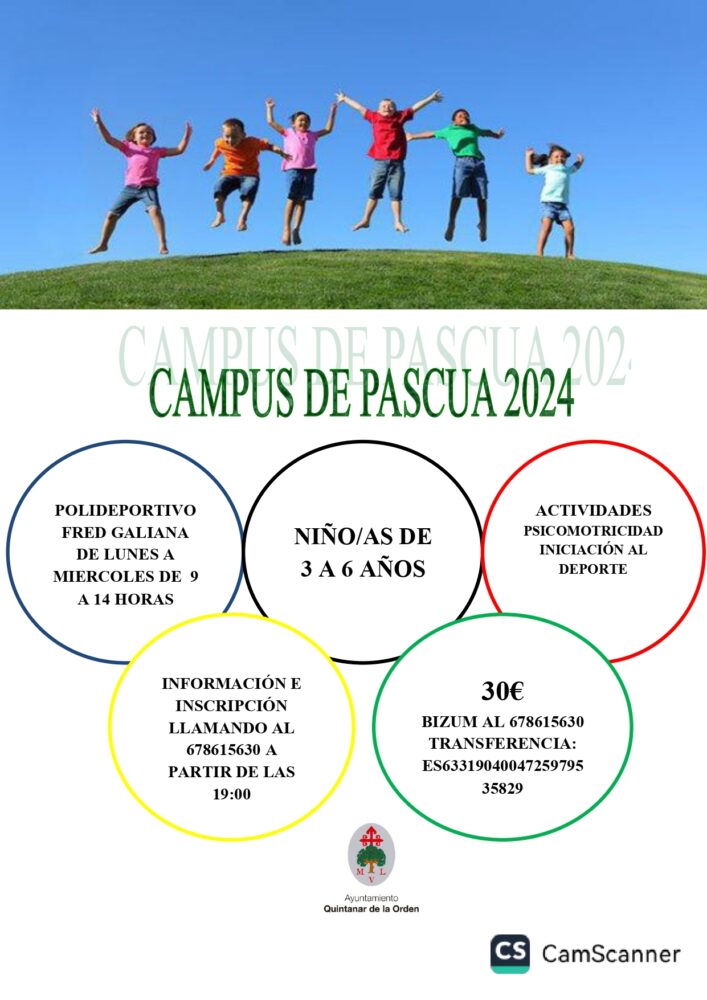 Quintanar de la Orden presenta el Campus de Pascua para los más pequeños