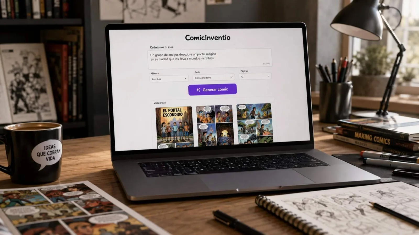 La plataforma que está consiguiendo que cualquiera pueda crear su propio cómic en minutos